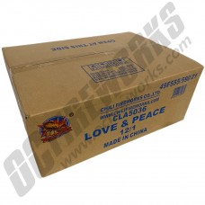 Wholesale Fireworks Love & Peace Case 12/1 (Wholesale Fireworks)